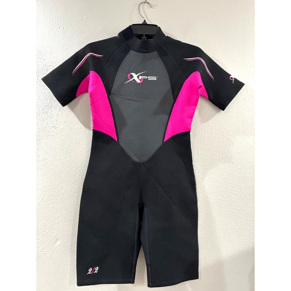 XPS Wetsuit Women’s Size Large Shorty Neoprene pink and black size large